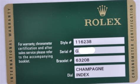 how long is the warranty of my rolex watches|Rolex warranty card for sale.